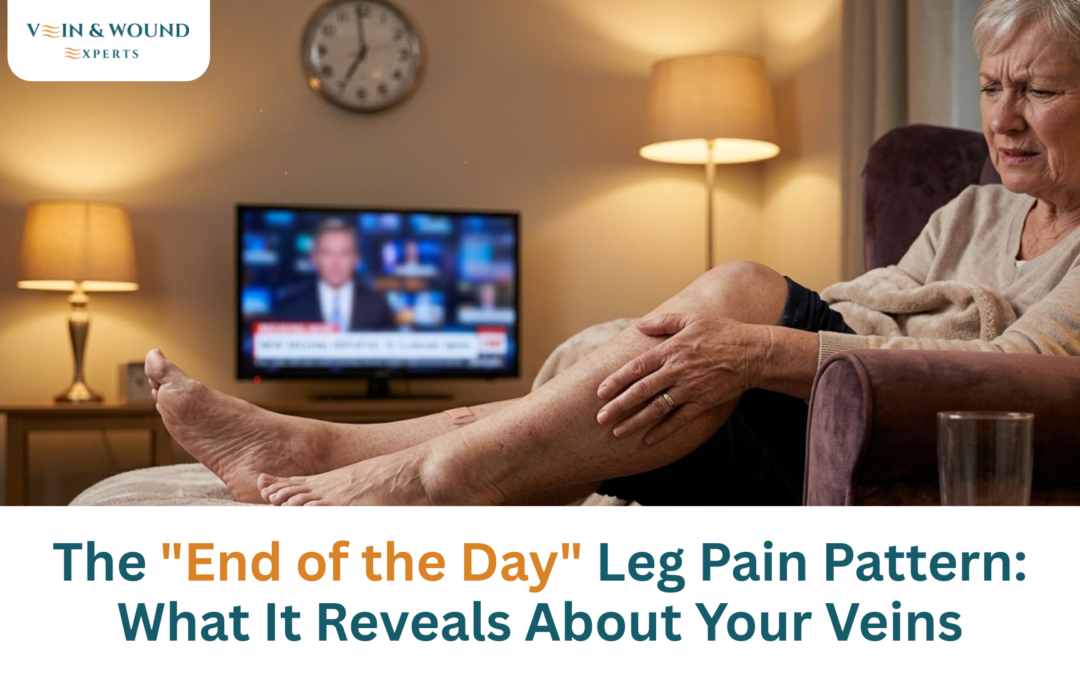 The “End of the Day” Leg Pain Pattern: What It Reveals About Your Veins