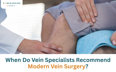 When Do Vein Specialists Recommend Modern Vein Surgery?